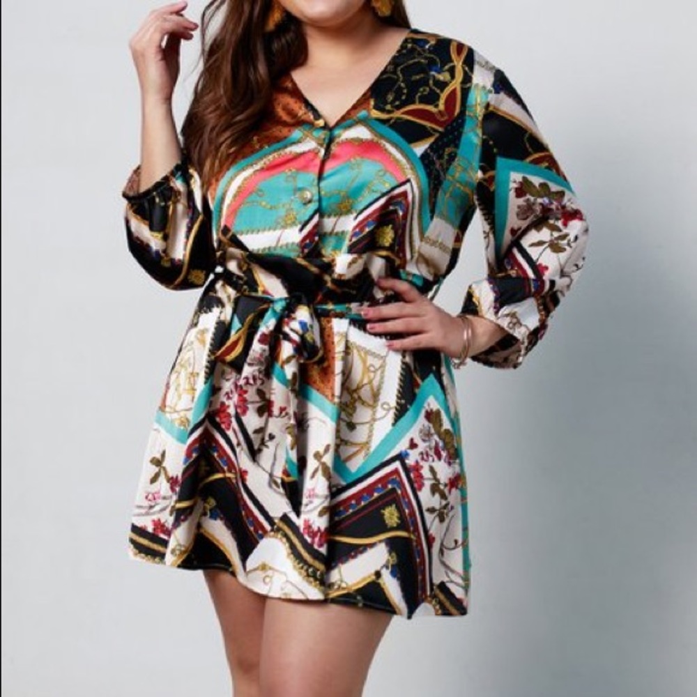 Vutti Blue Status Shirt Dress - Women